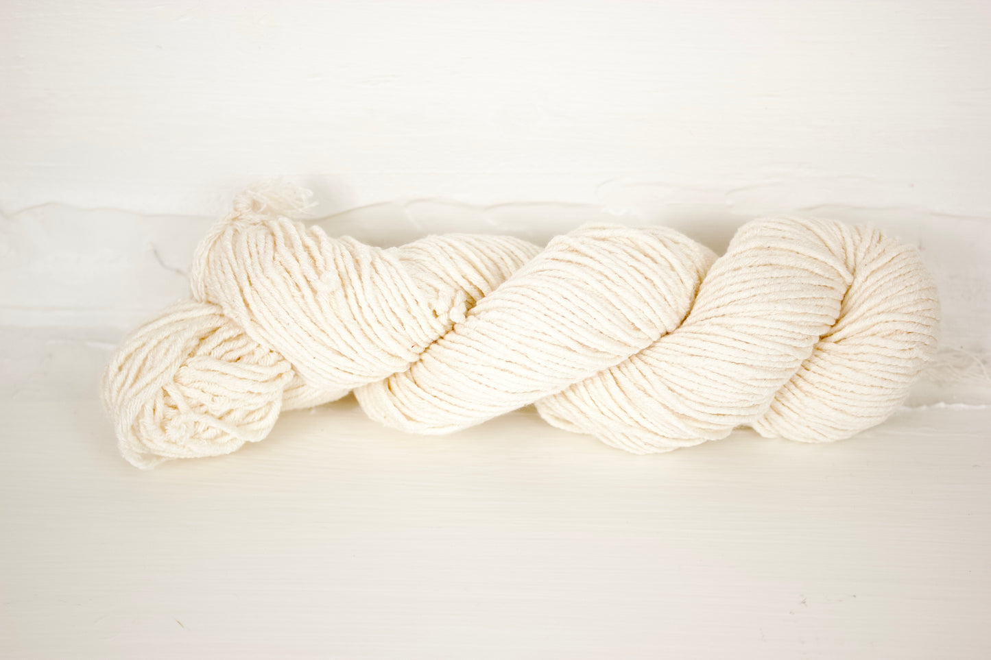 Wholesale Hyades - Vegan Stretchy Worsted Yarn Base for Dyers, undyed ecru, tencel, organic cotton, elastic