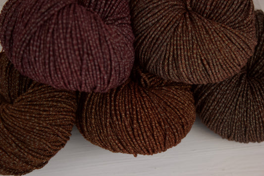 Cocoa - Five Skein Set - Pleiades Eco