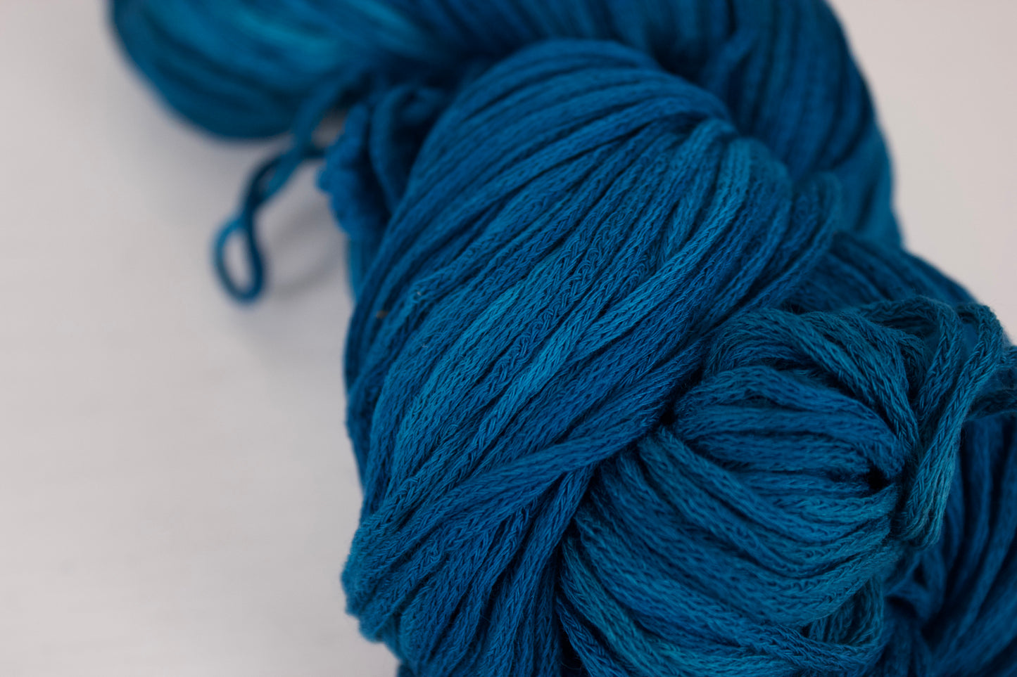 Bright Royal Blue - Taika - AS-IS has dry/crunch texture, dye bleed issues - no label