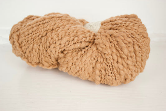 Golden Brown (Dark Brown) - Vega x Pakucho Colourgrown Cotton - Semi Handspun