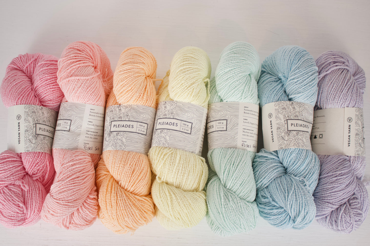 Pastel - Seven Skein Set - Pleiades Eco