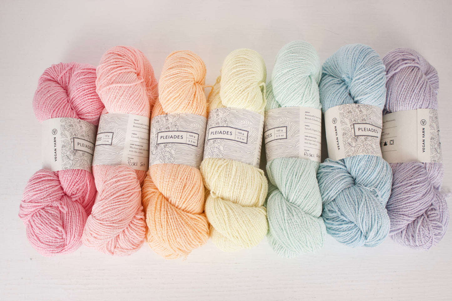 Pastel - Seven Skein Set - Pleiades Eco