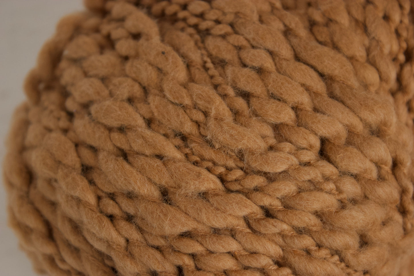 Golden Brown (Dark Brown) - Vega x Pakucho Colourgrown Cotton - Semi Handspun