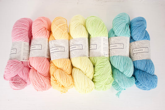 Bright Pastel - Seven Skein Set - Pleiades Eco