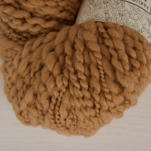 Golden Brown (Dark Brown) - Vega x Pakucho Colourgrown Cotton - Semi Handspun