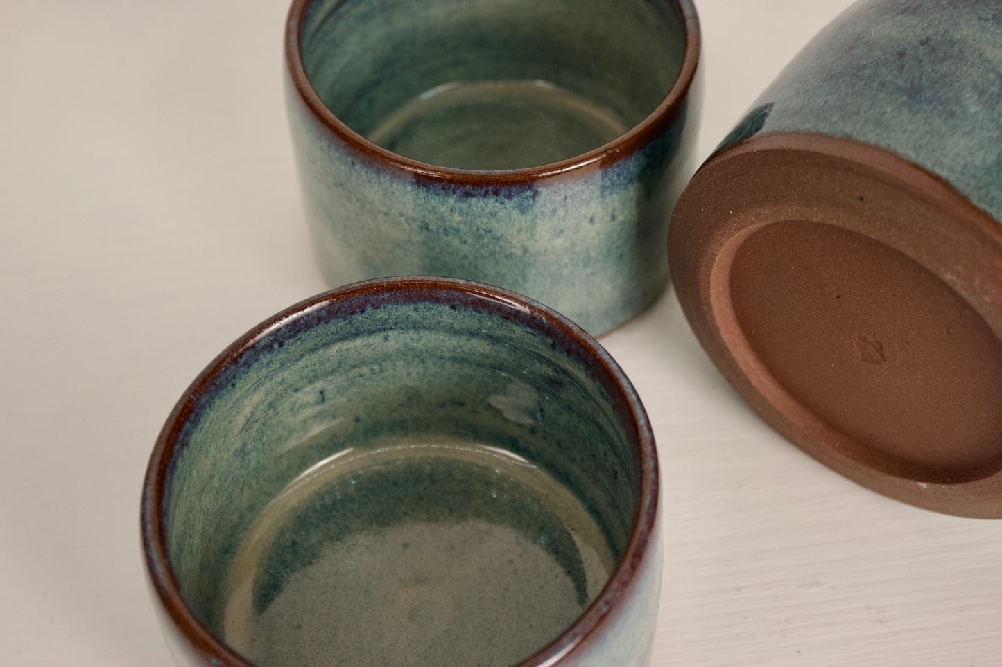 Ensemble de bols en céramique faits à la main - 3 pièces