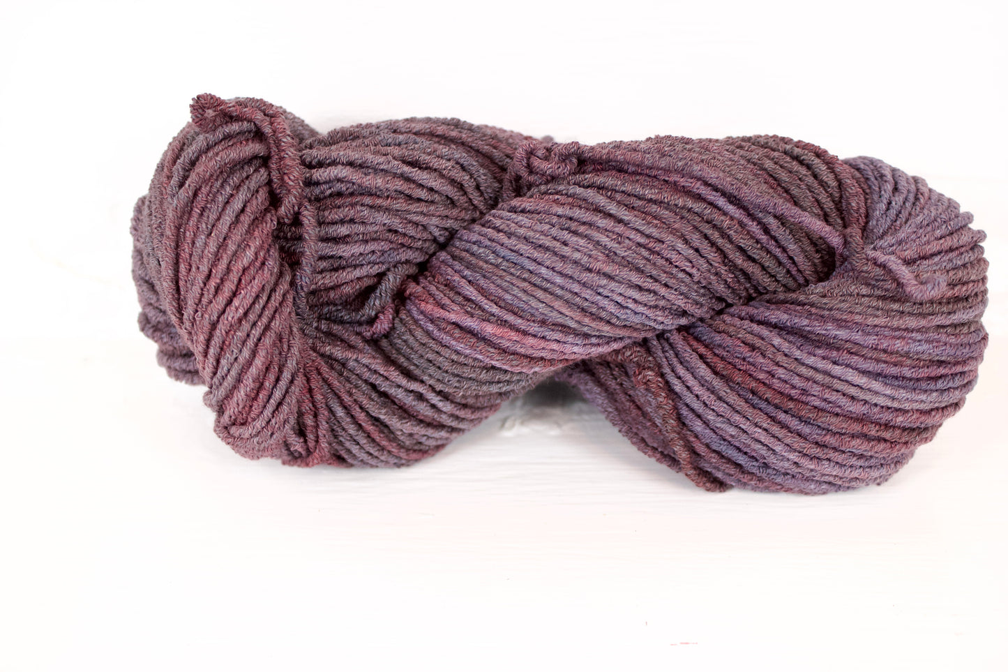 Purple Tattoo - Hyades Worsted AS-IS - has a dry/crunchy texture, no label
