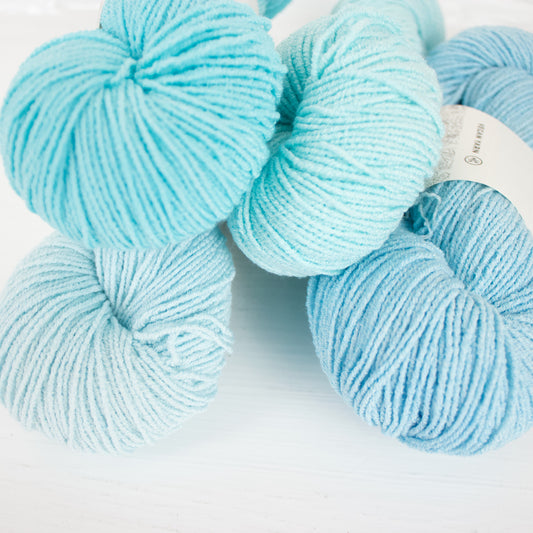 Sky Blues - Four Skein Set - Pleiades Eco