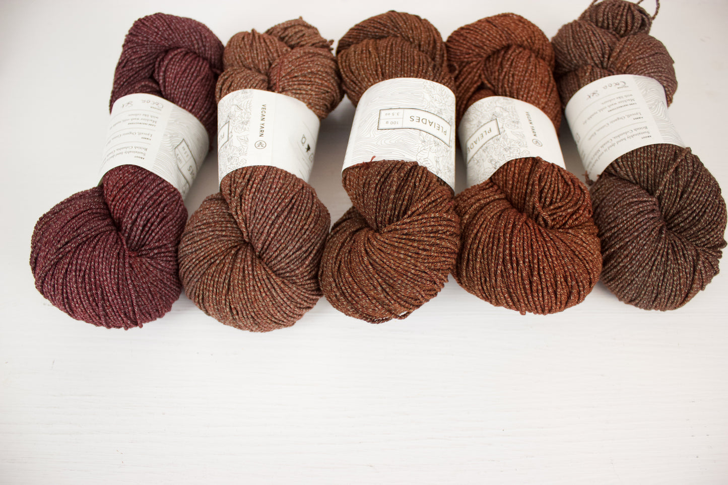 Cocoa - Five Skein Set - Pleiades Eco