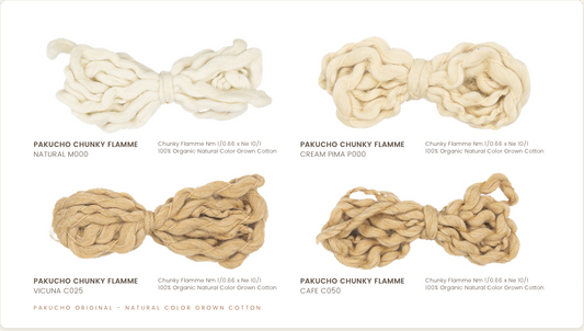Pre-Order - Desert - Vega x Pakucho Colourgrown Cotton - Semi Handspun