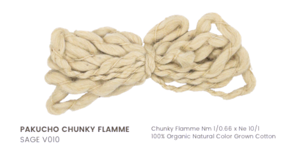 Pre-Order - Sage - Vega x Pakucho Colourgrown Cotton - Semi Handspun