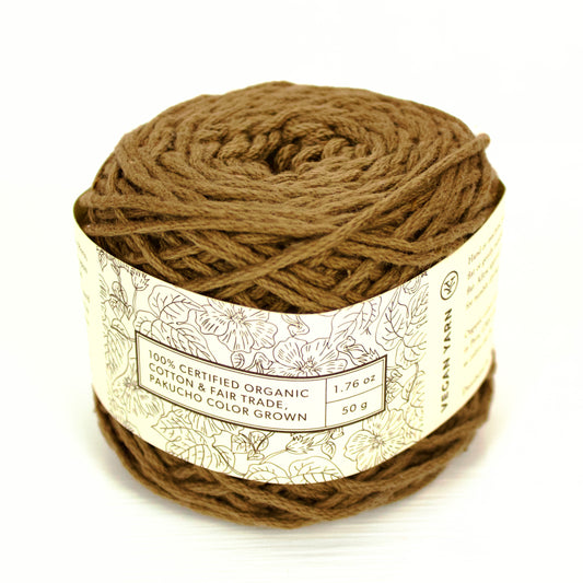 Deep Green is a natural, dark brown-y green, it is the deepest of the green toned Pakucho yarns.